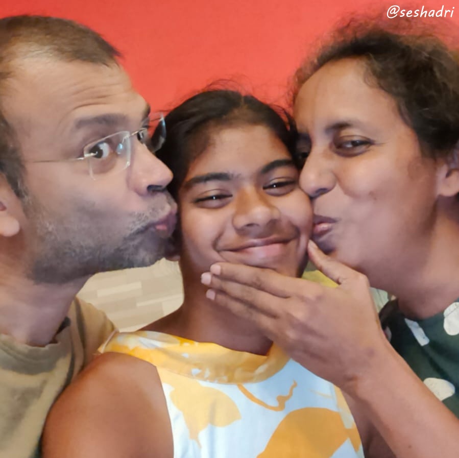 一个印度女儿和她的父母